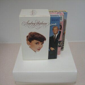 Audrey Hepburn 3 VHS Box Set tape collection -